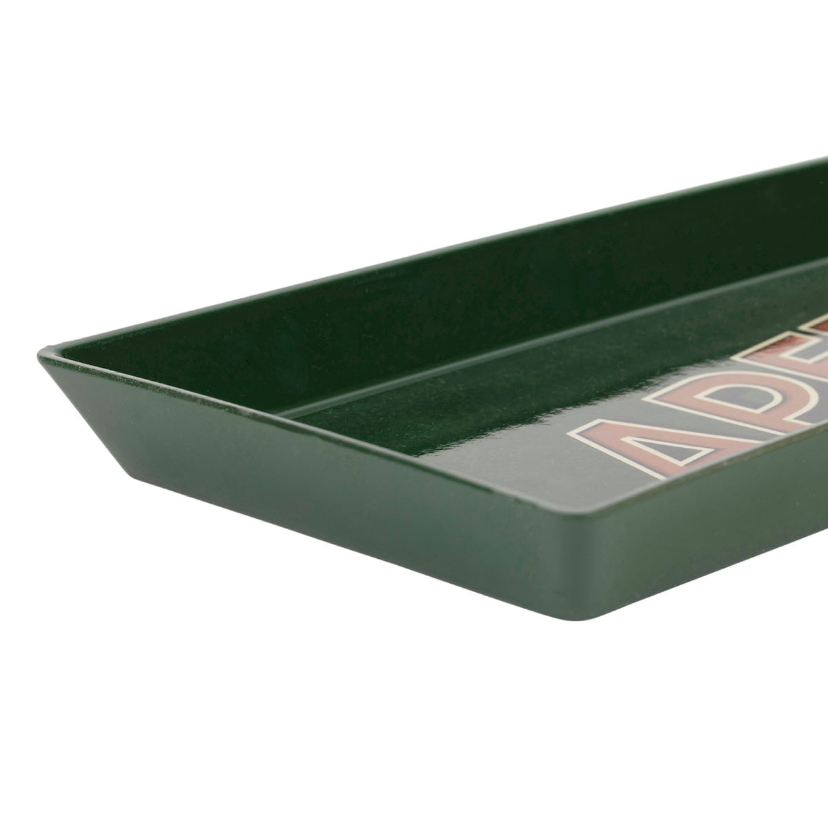 Rectangular Tray Copain-Abord Green+Red 26X11Cm Pp — The Hampton Home Shop