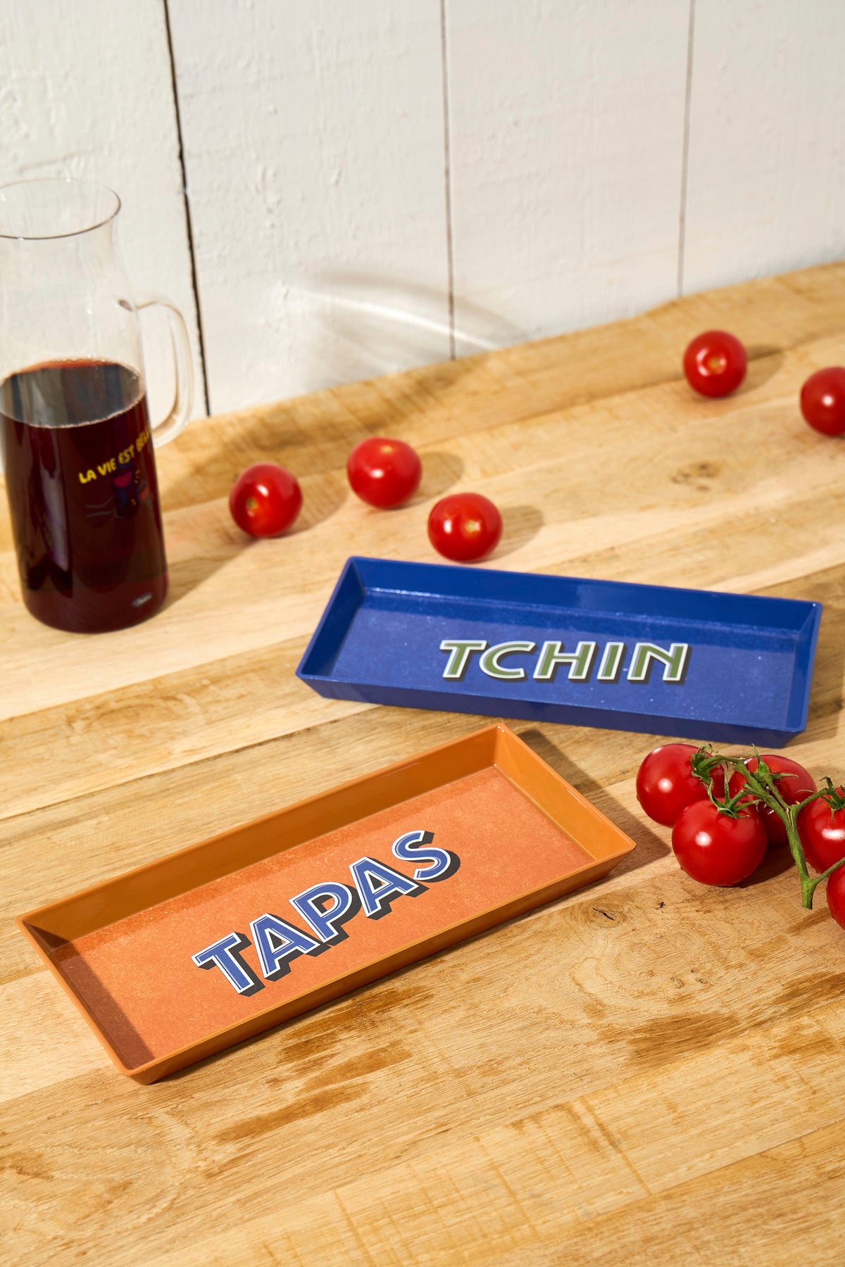 Tray X2 Apero A L'Itali Multicolor 26X11Cm Pp — The Hampton Home Shop
