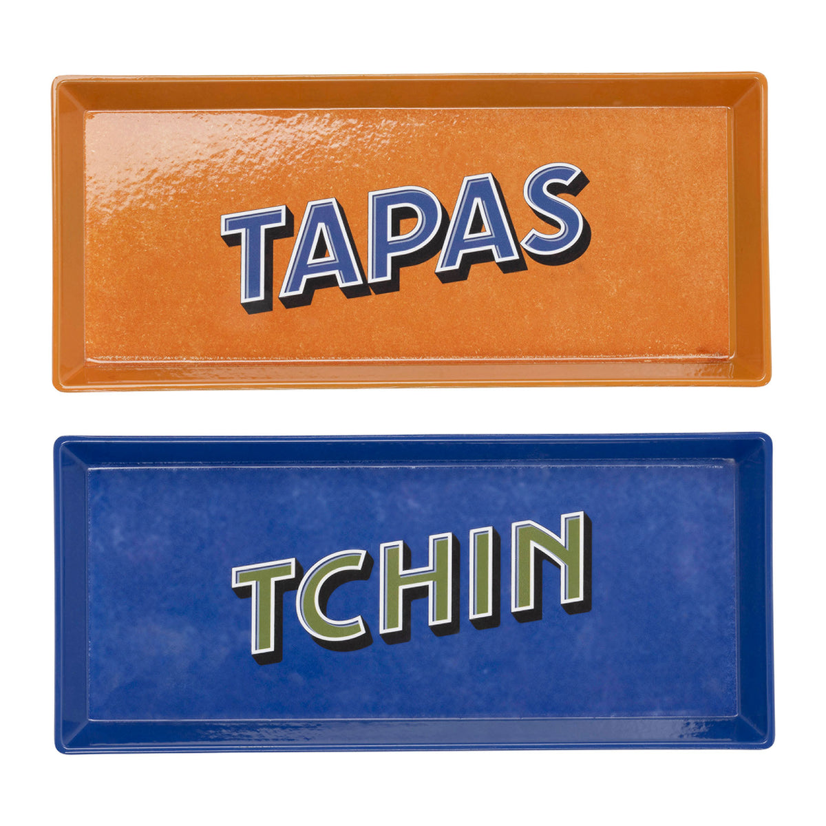 Tray X2 Apero A L'Itali Multicolor 26X11Cm Pp — The Hampton Home Shop