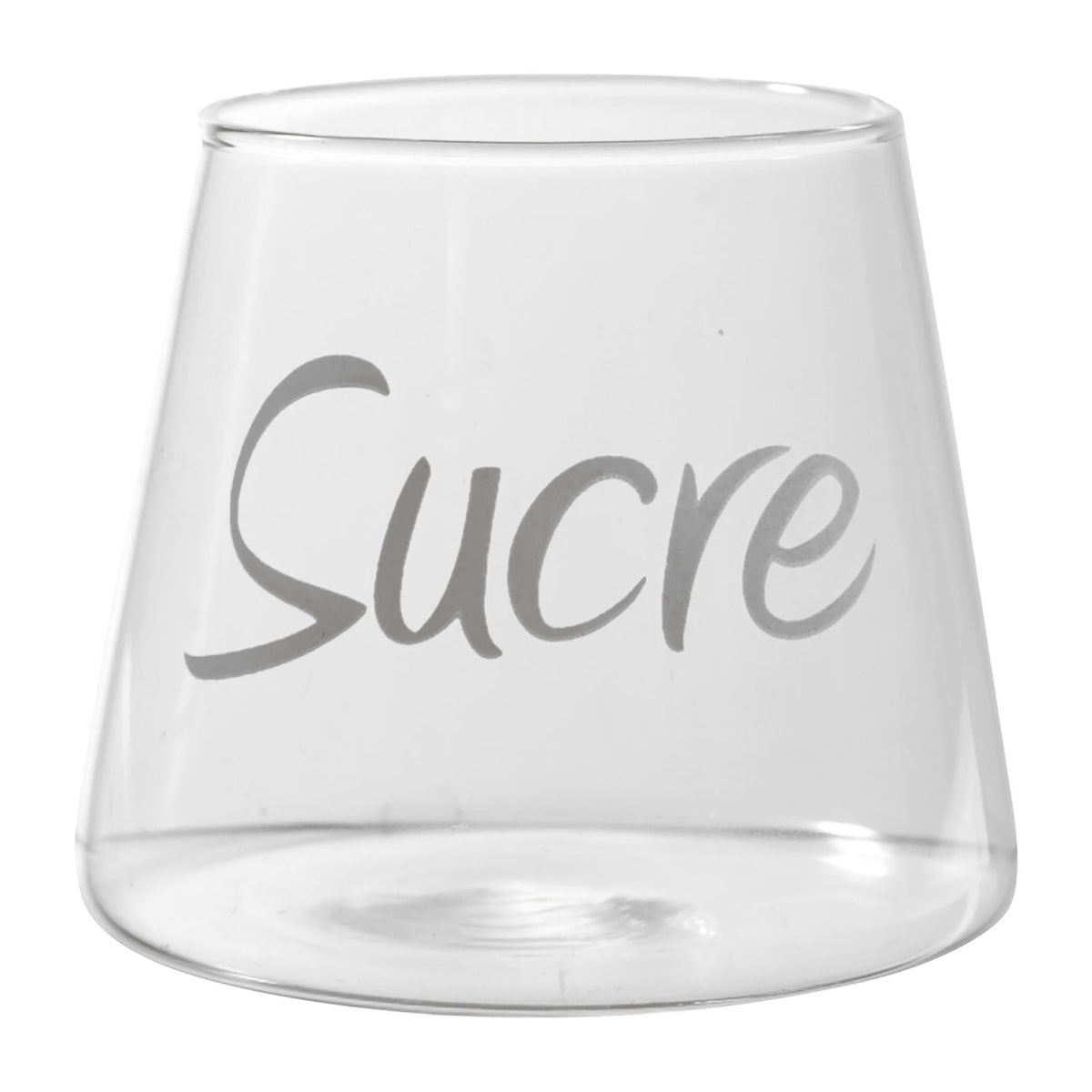 Sugar Pot W/Spoon Papille D7.5Xh9Cm Glass — The Hampton Home Shop
