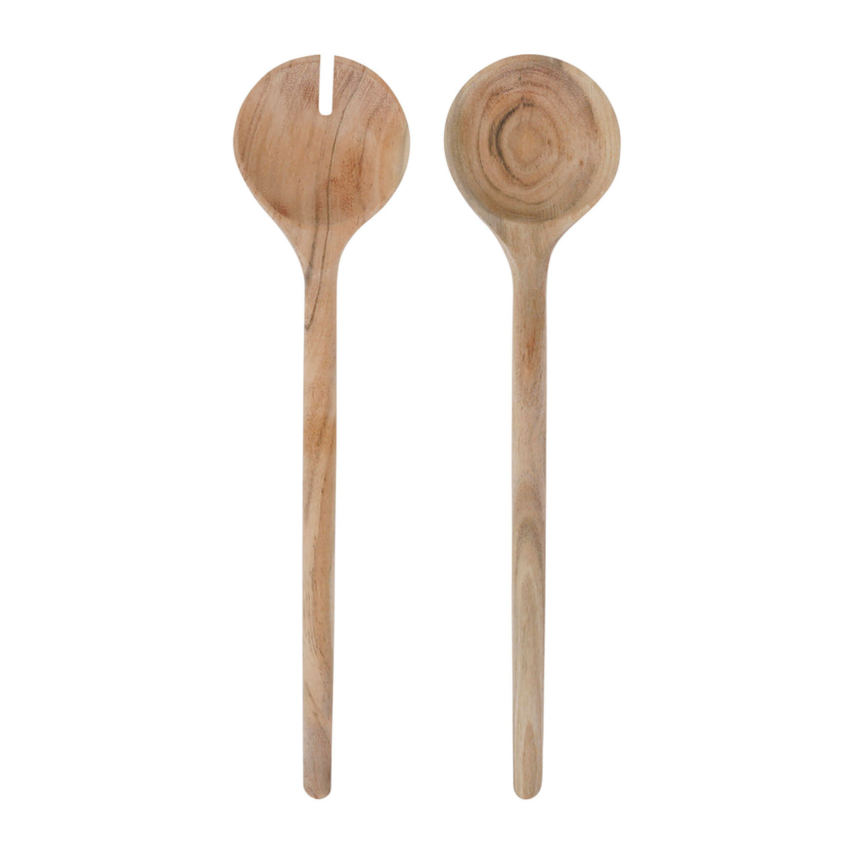 Salad Servers X2 Dalbert Natural 30X7 Acacia Wood — The Hampton Home Shop