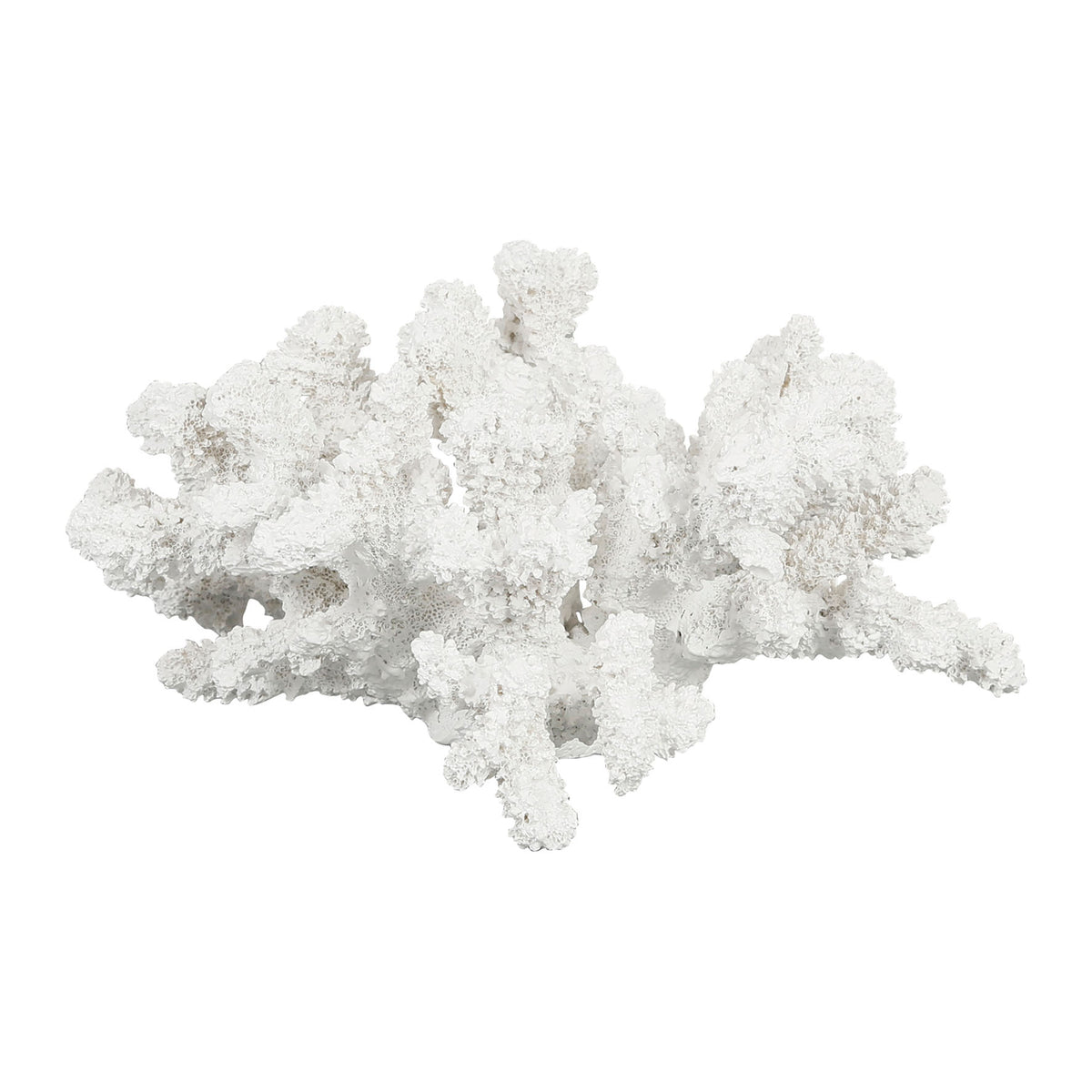 Deco Coral Bordemer White 20.5X19.5H11.5 Polyresin — The Hampton Home Shop
