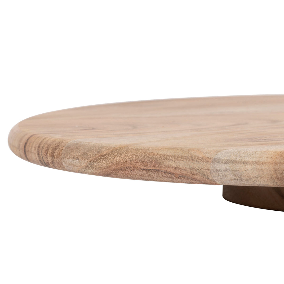 Lazy Susan Dalbert Nat D39.5Xh4.5Cm Acacia Wood — The Hampton Home Shop