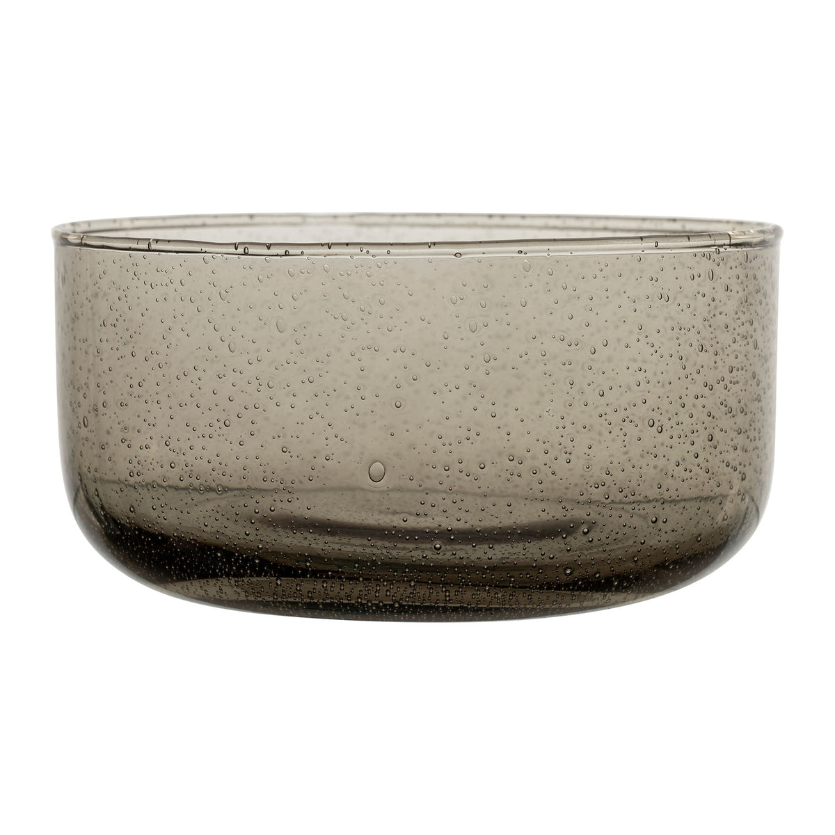 Cereal Bowl Pernille Smoked D13Xh6.5 Bubble Glass — The Hampton Home Shop