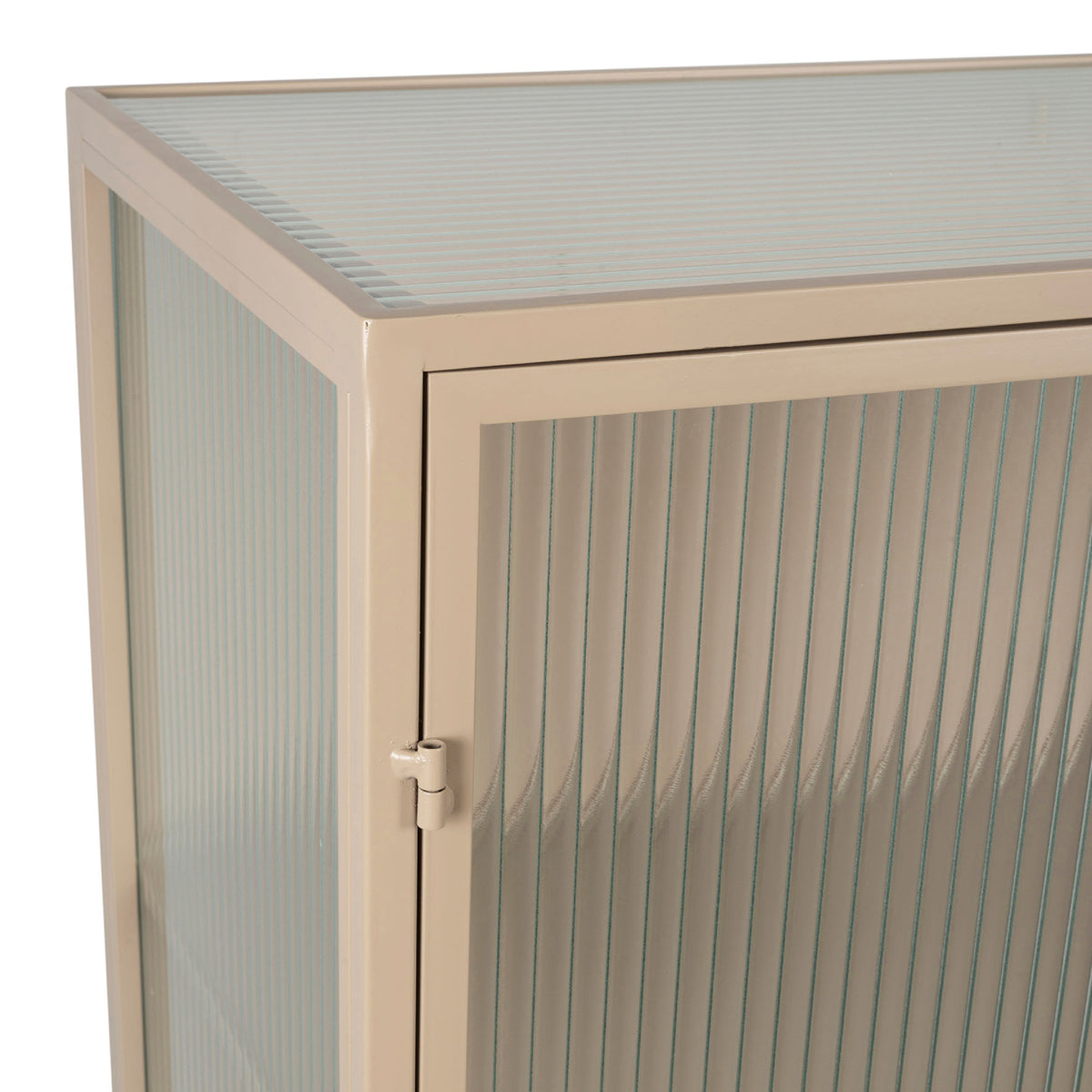 Cabinet 3L Lery Ivor 70X35H140 Iron+Tempered Glass — The Hampton Home Shop