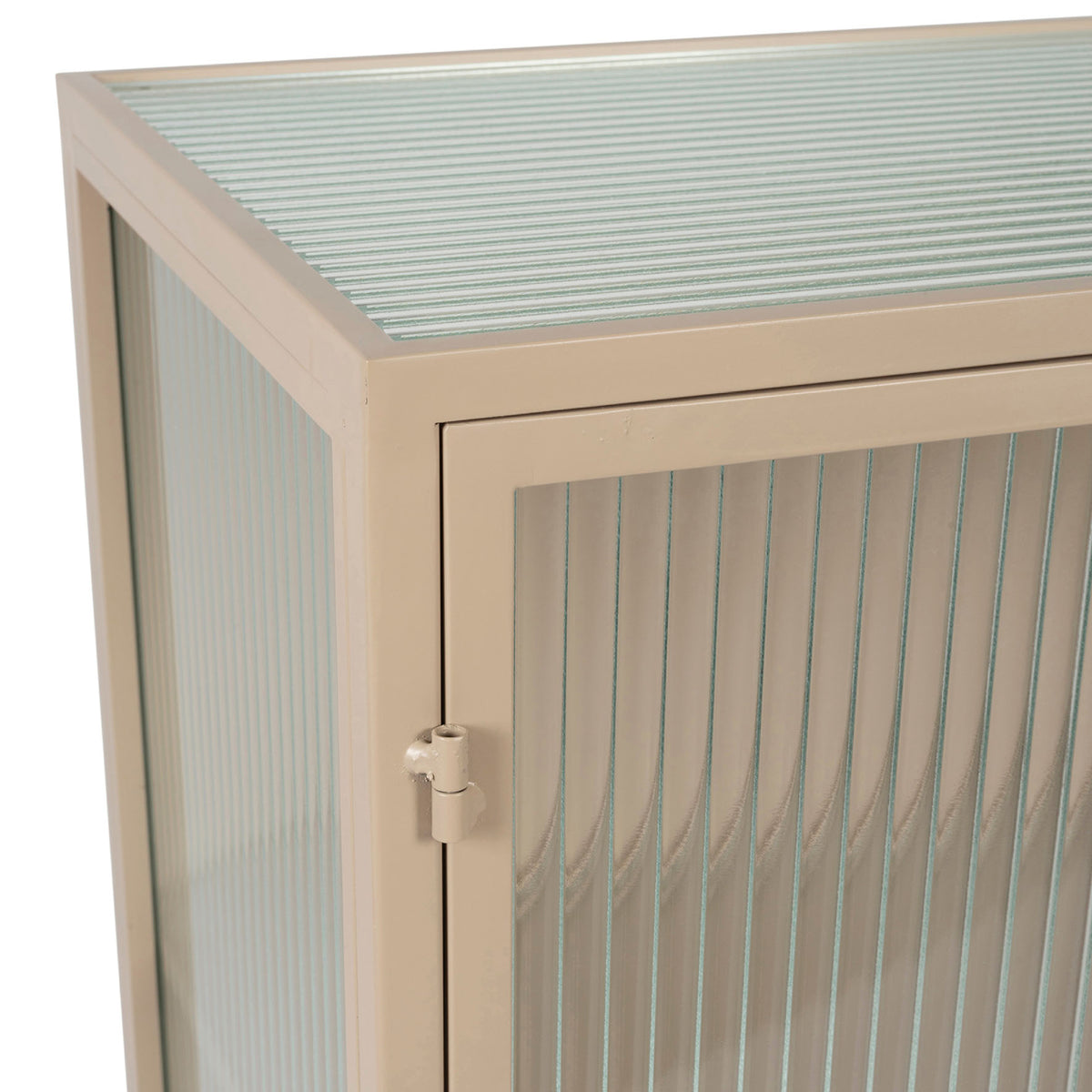 Cabinet 2L Lery Ivor 50X32Xh90 Iron+Tempered Glass — The Hampton Home Shop
