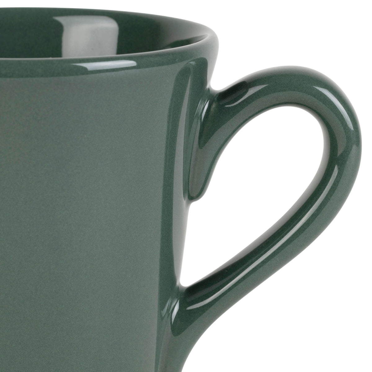 Mug Americain Dark Green 50Cl Earthenware — The Hampton Home Shop