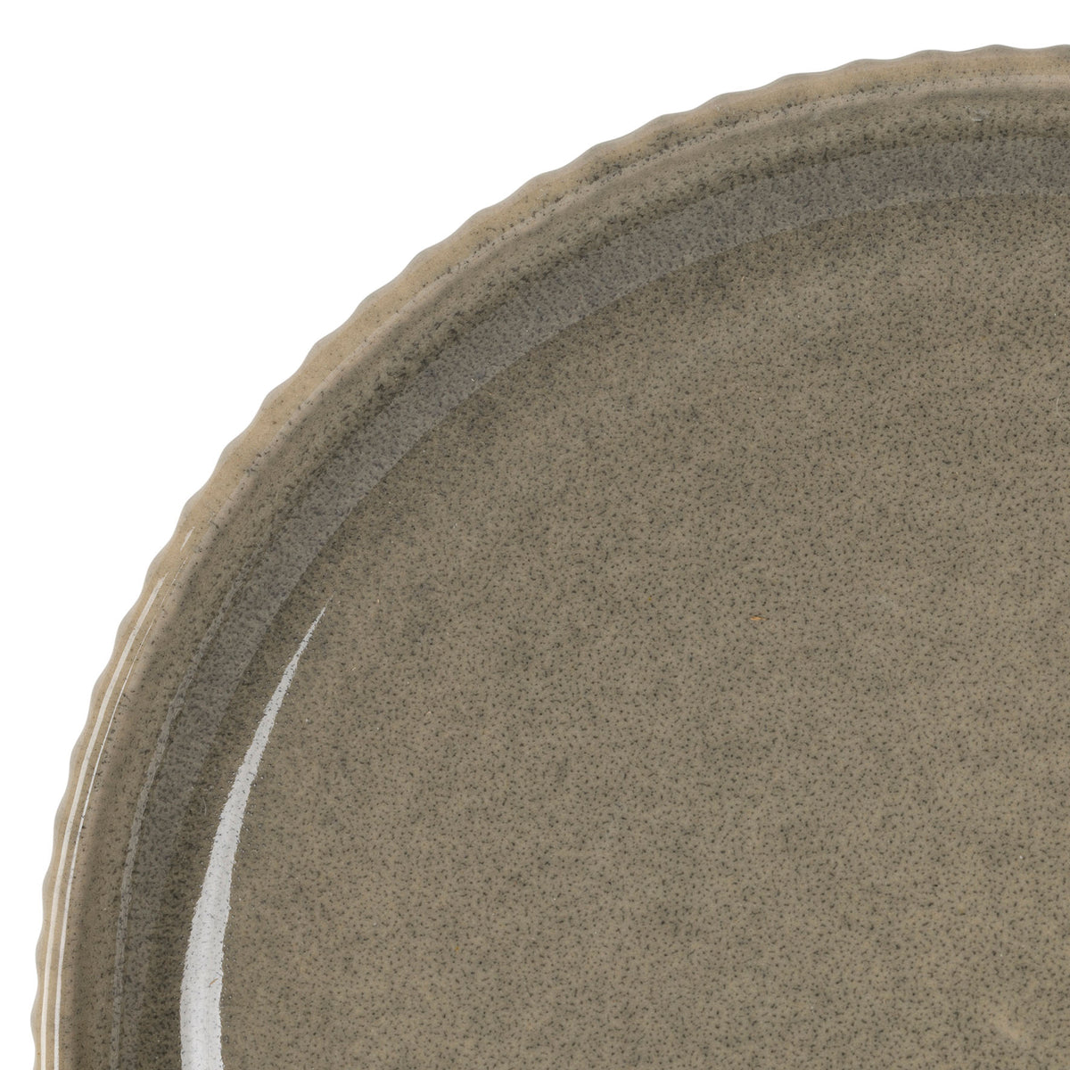 Dessert Plate Carla Grey D20.5Cm Stoneware — The Hampton Home Shop
