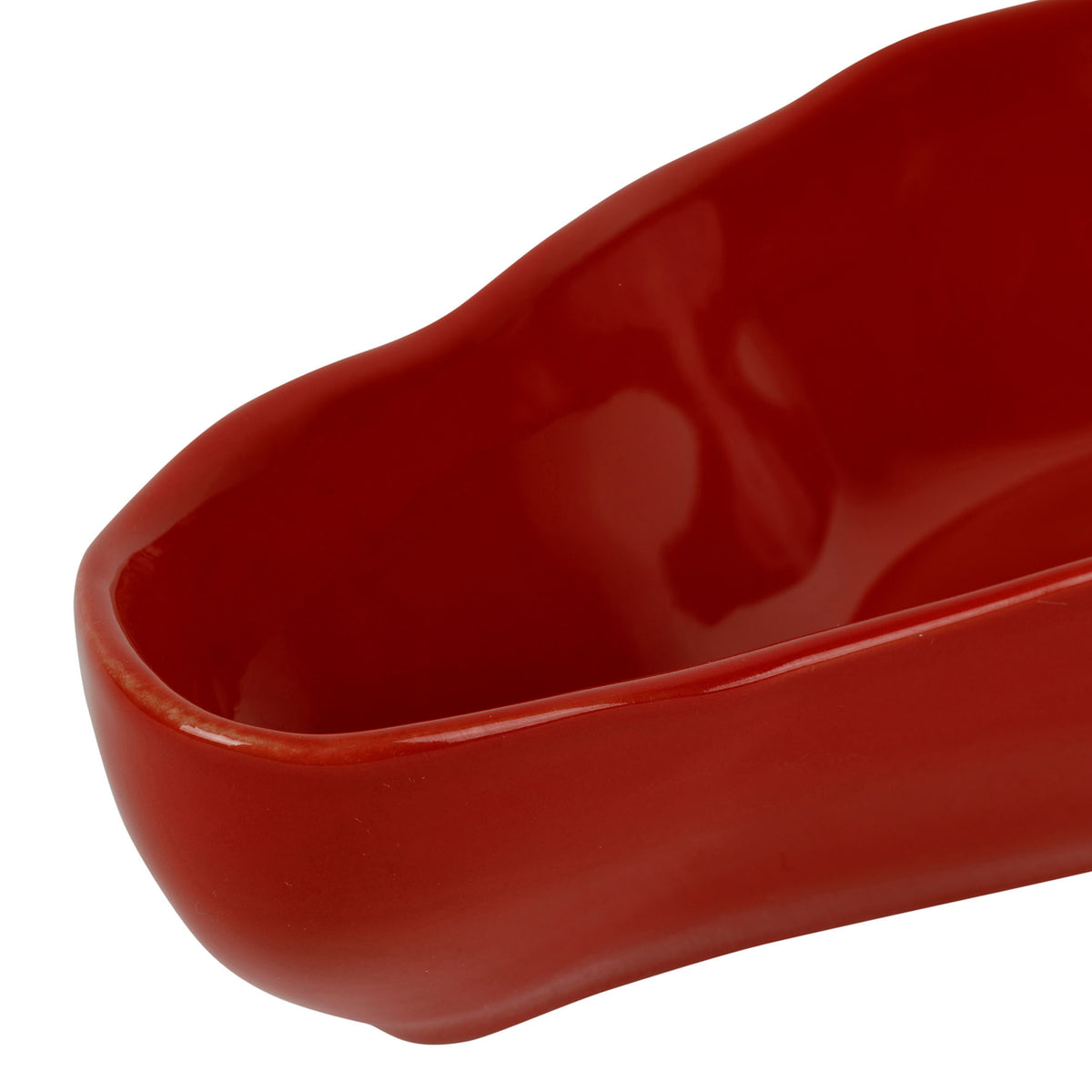 Dish Piment Red 30X13X5Cm Stoneware — The Hampton Home Shop