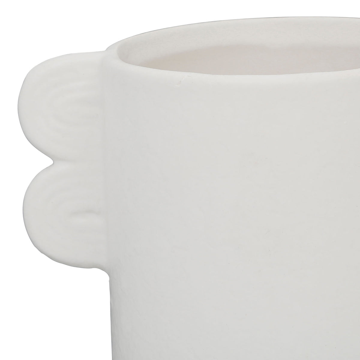 Vase Funny White 21X13.5Xh24Cm Dolomite — The Hampton Home Shop
