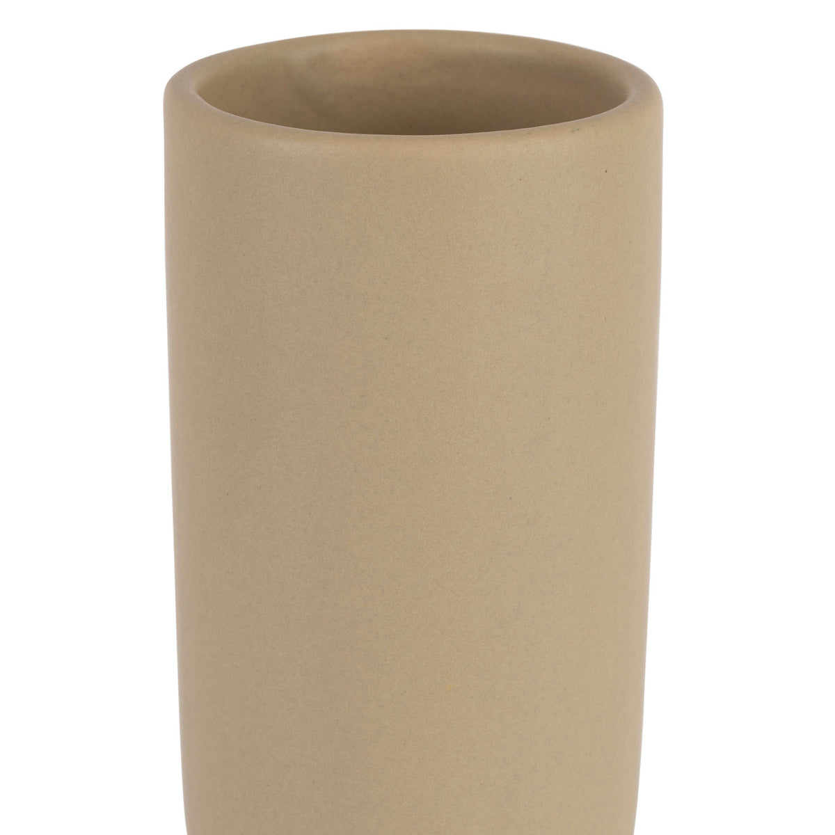 Vase Organic Beige D10.5Xh26Cm Stoneware — The Hampton Home Shop