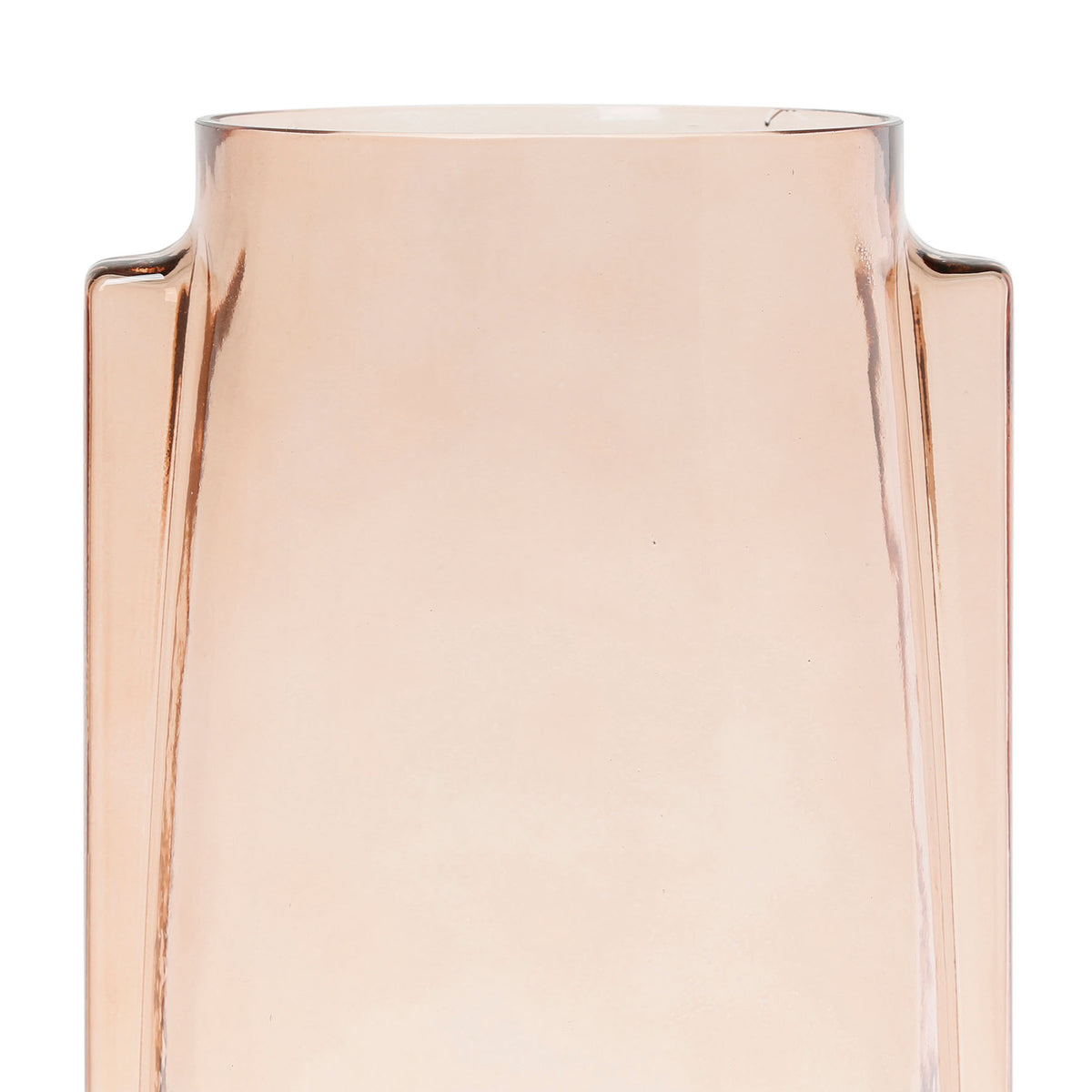 Vase Funky Terracotta D17Xh27.5Cm Glass — The Hampton Home Shop