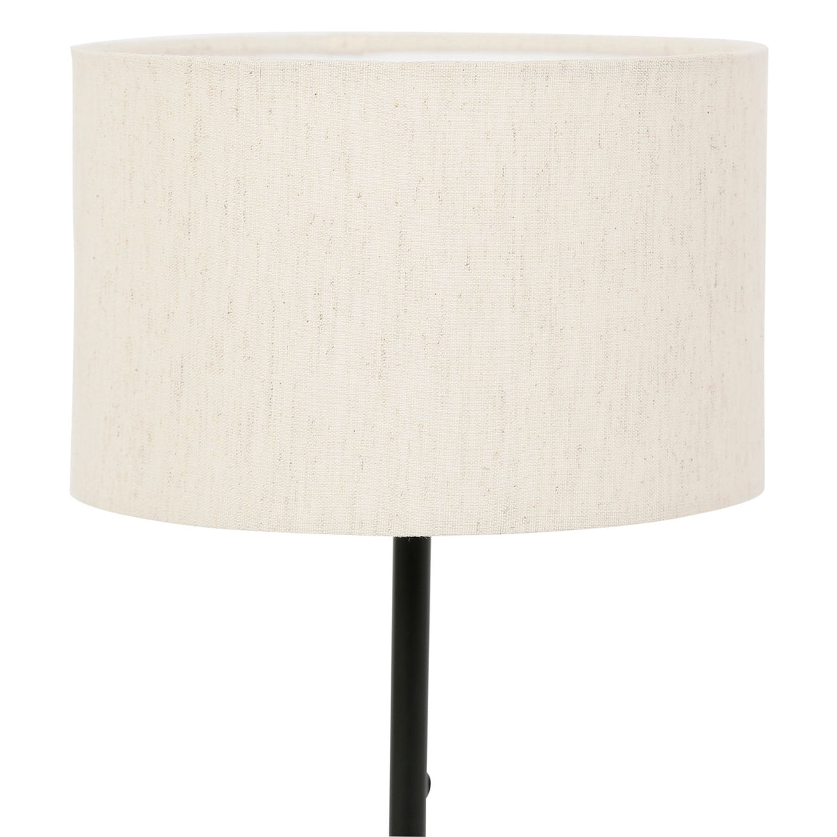 Lamp Organic Black D10-20Xh40.5 Marble+Iron+Cotton — The Hampton Home Shop