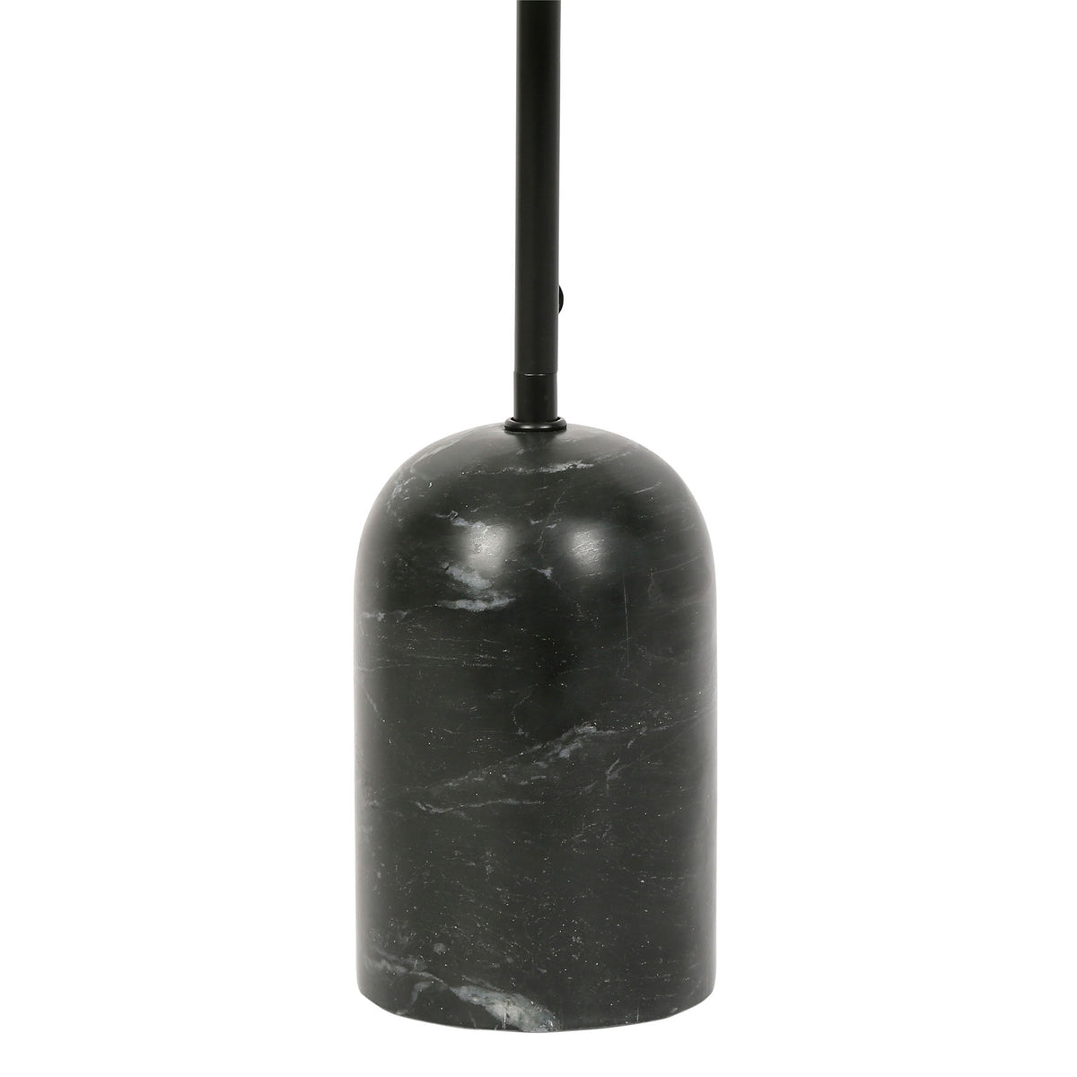 Lamp Organic Black D10-20Xh40.5 Marble+Iron+Cotton — The Hampton Home Shop