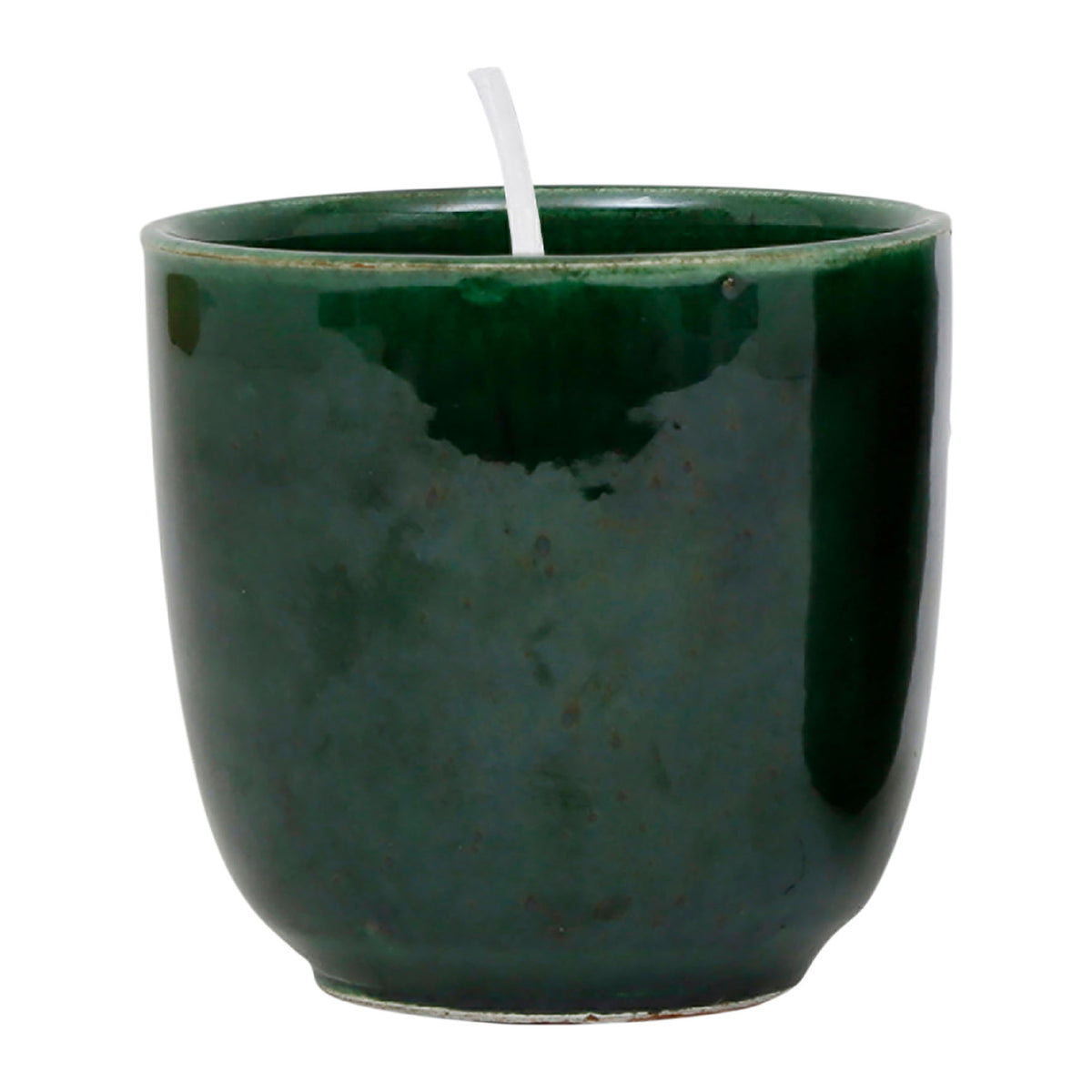 Candle Verde Embrase Green D8Xh7.5 Paraffin+Terra — The Hampton Home Shop
