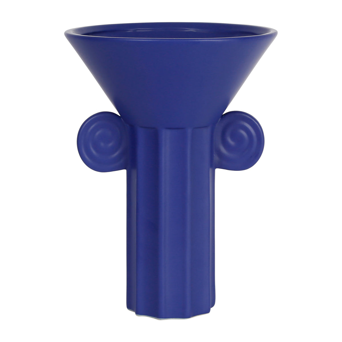 Vase Greeka Indigo D22Xh30Cm Stoneware — The Hampton Home Shop