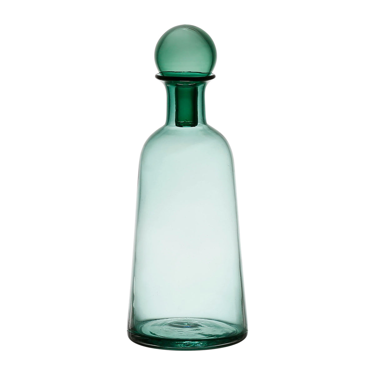 Vase With Stopper Pop'S Green D14Xh40Cm Glass — The Hampton Home Shop