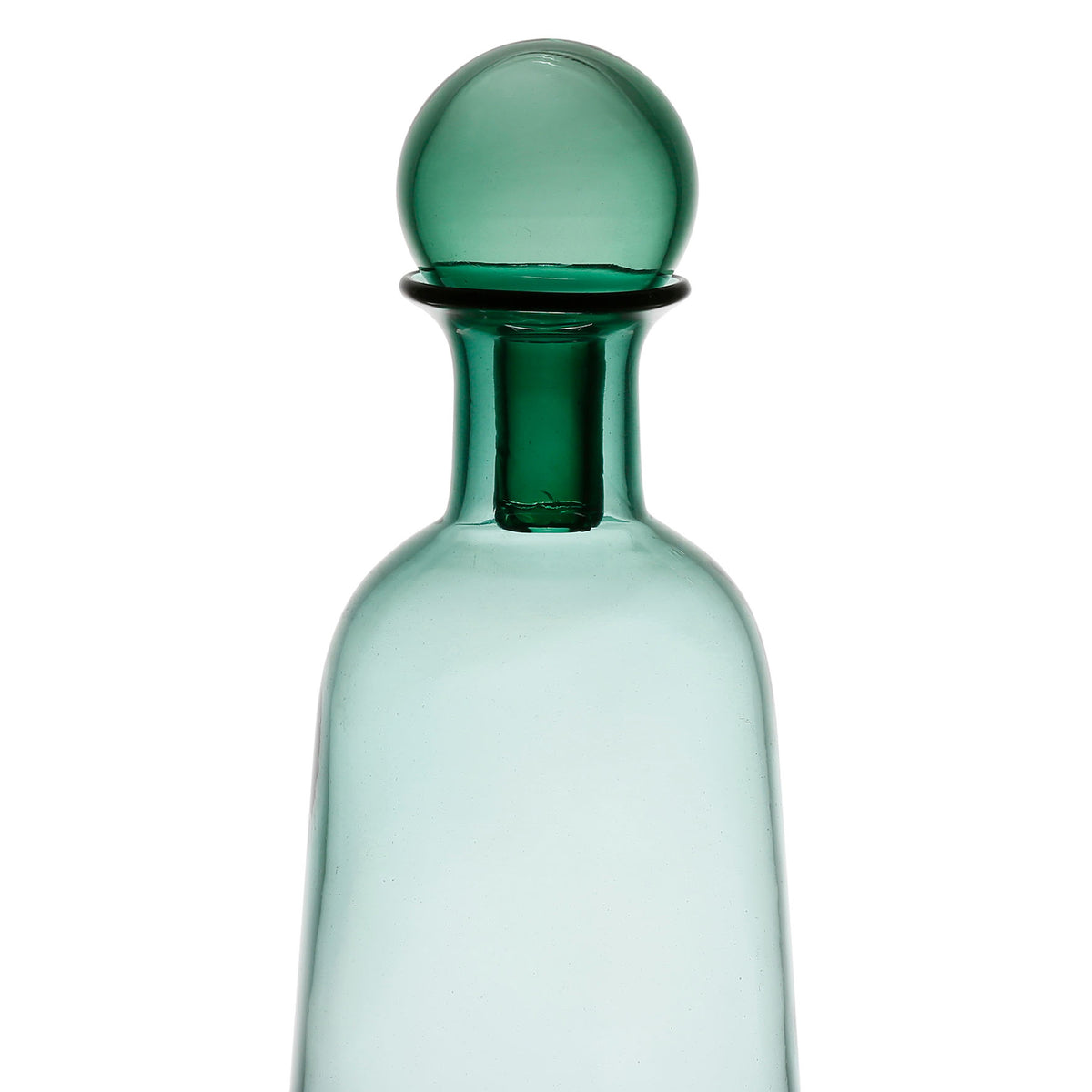 Vase With Stopper Pop'S Green D14Xh40Cm Glass — The Hampton Home Shop