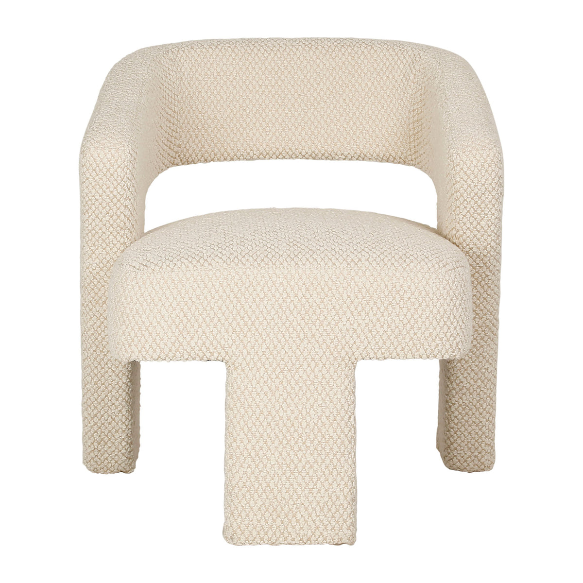 Armchair Klosen Ivory 70X70Xh77 Polyester+Acrylic — The Hampton Home Shop