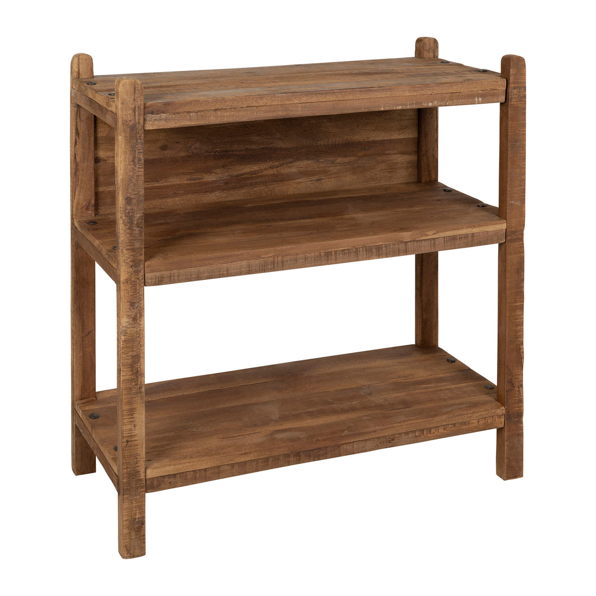 Shelf 3 Levels Campagne Nt 90X35H100 Recycled Wood — The Hampton Home Shop