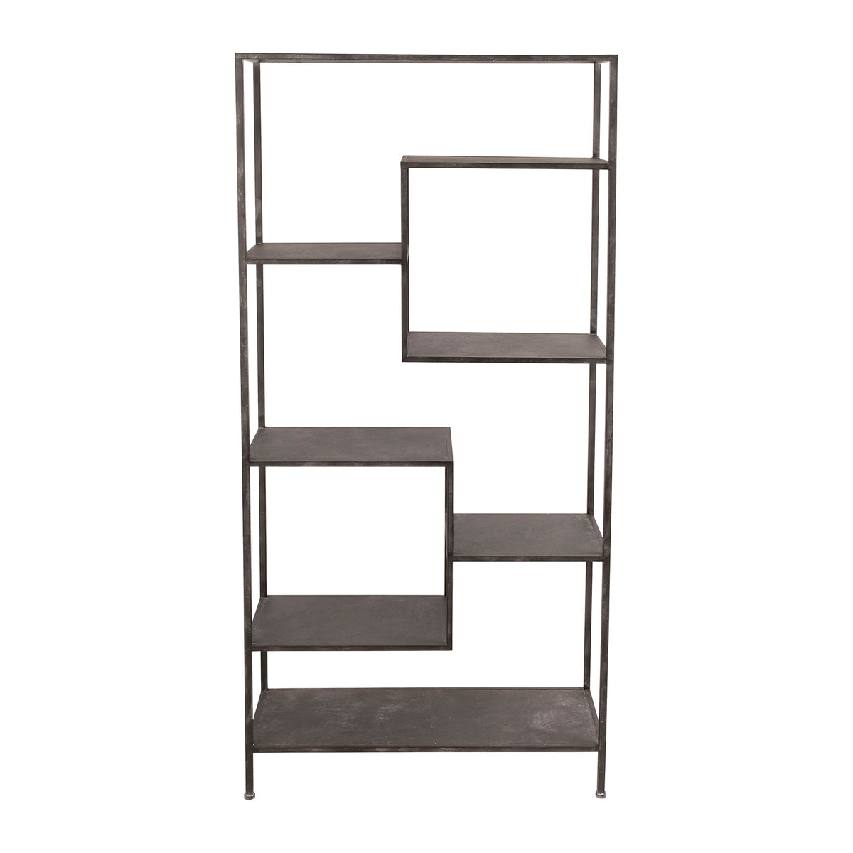 Shelf Metal Black 101X36Xh200Cm Iron — The Hampton Home Shop
