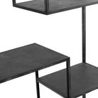 Shelf Metal Black 101X36Xh200Cm Iron — The Hampton Home Shop