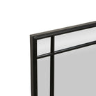 Mirror Osaka Black 60Xh90Cm Iron+Mdf — The Hampton Home Shop