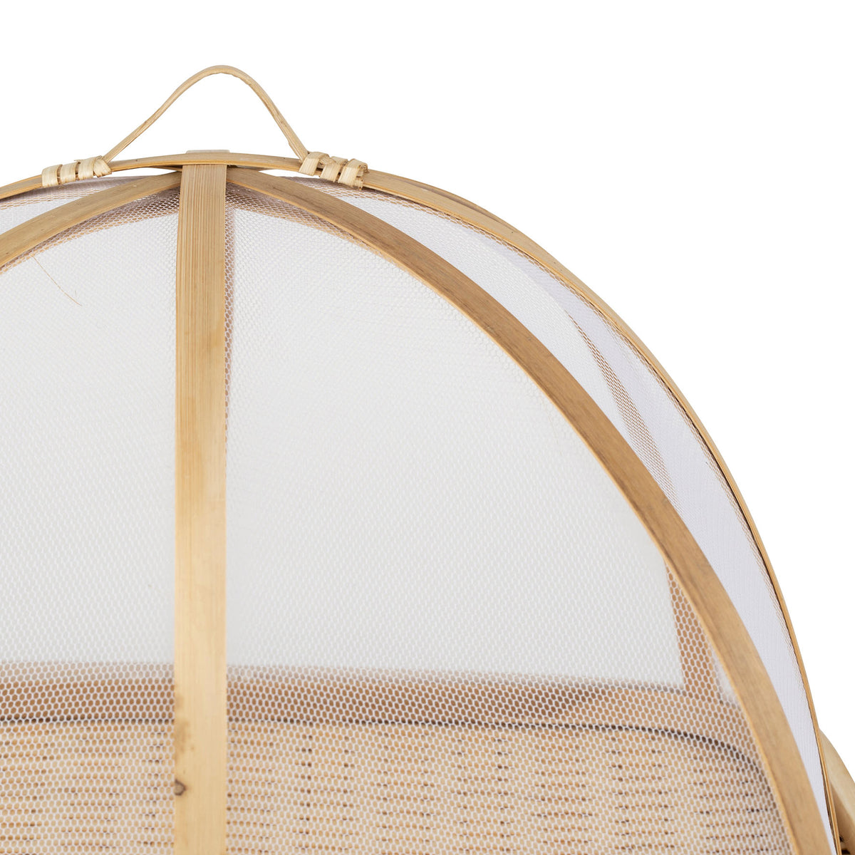 Tray W/Bell Cover X2 Ancile Nat 37H21+32H20 Bamboo — The Hampton Home Shop