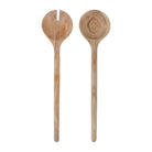 Salad Servers X2 Dalbert Natural 30X7 Acacia Wood — The Hampton Home Shop