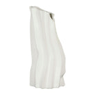 Vase Pliss’ White 16X10Xh36Cm Earthenware — The Hampton Home Shop