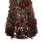 Deco Christmas Tree Noel Red+Grn D12Xh35 Wire+Bead — The Hampton Home Shop