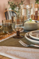 Stemmed Glass Pernille Smoked 40Cl Bubble Glass — The Hampton Home Shop