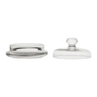 Round Butter Dish Elice D13Xh8Cm Glass — The Hampton Home Shop