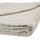 Plaid Ombelio Natural+Silver 150X125 Cotton+Lurex — The Hampton Home Shop