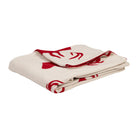 Plaid Deer Noel Red 150X125Cm Cotton — The Hampton Home Shop