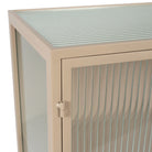 Cabinet 2L Lery Ivor 50X32Xh90 Iron+Tempered Glass — The Hampton Home Shop