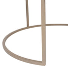 Nest Of 2 Tables Lery Ivo D90H37+D70H34 Iron+Glass — The Hampton Home Shop