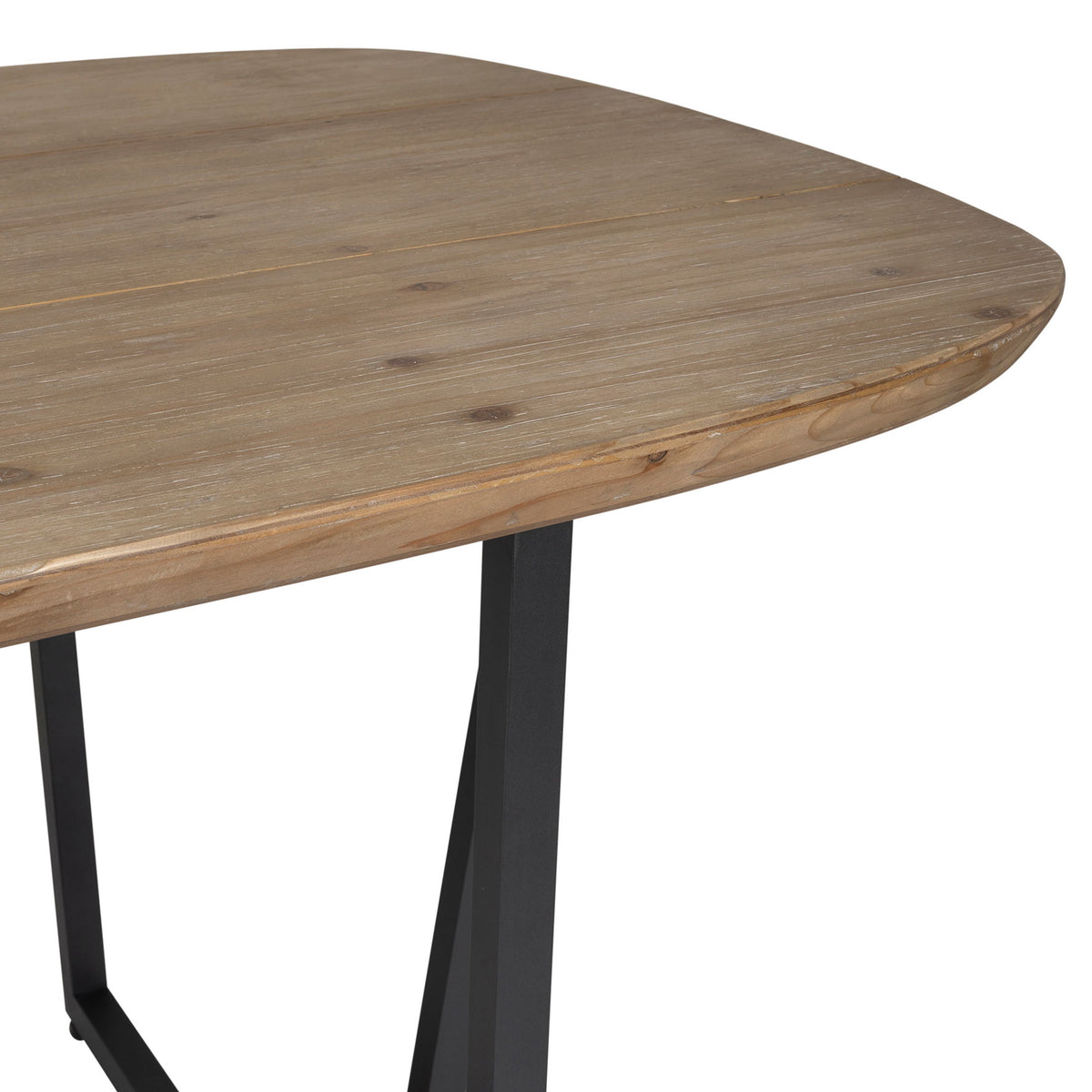 Dining Table Alpinia Nt+Black 200X100H75 Iron+Fir — The Hampton Home Shop