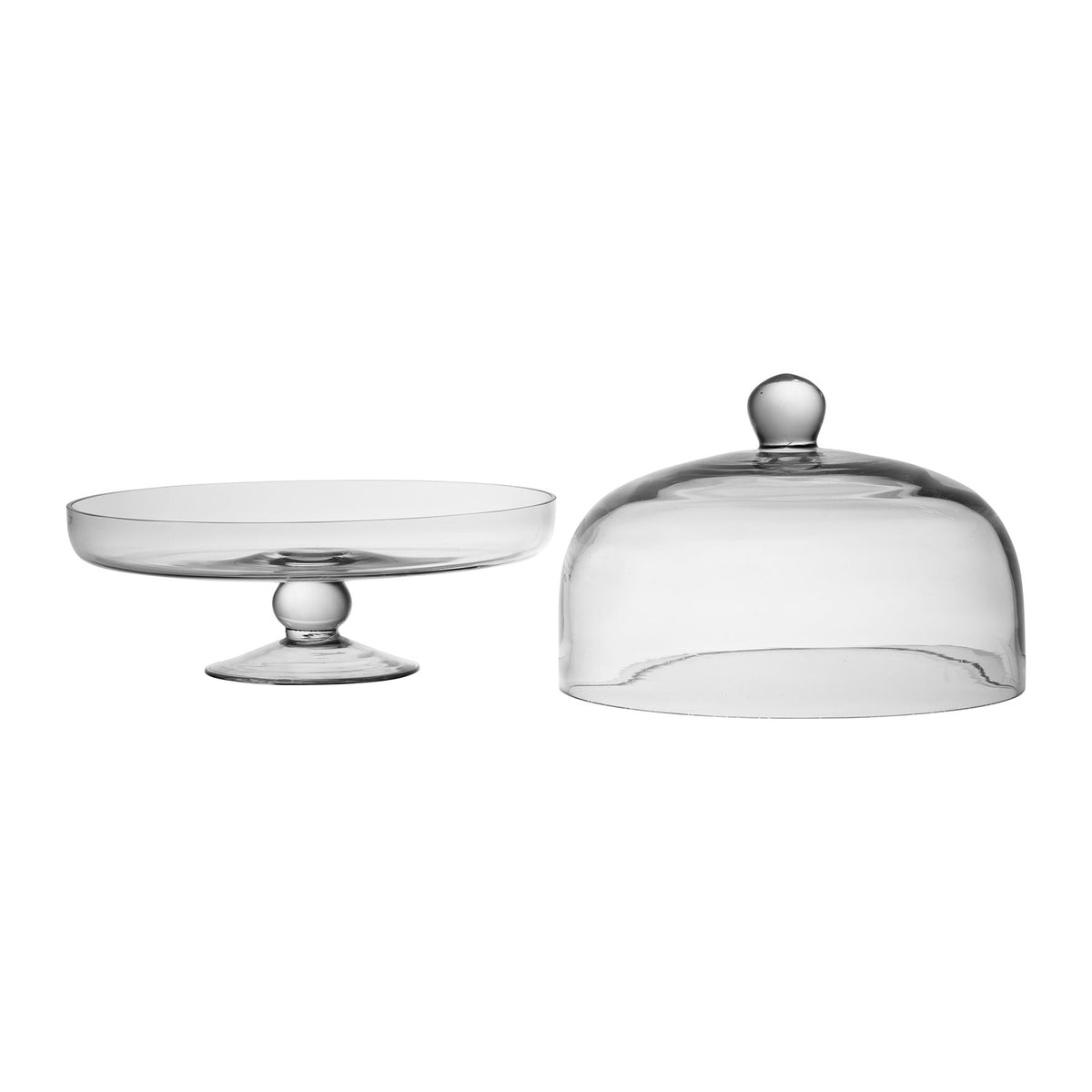 Stemmed Cake Dish With Lid Alphe D30Xh25Cm Glass — The Hampton Home Shop