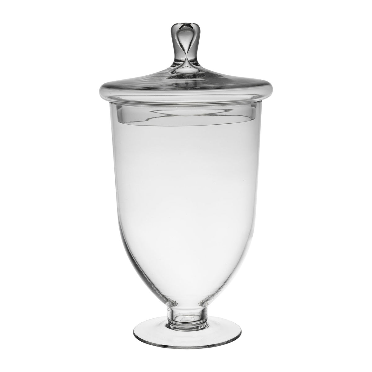 Stemmed Bowl With Lid Eloise D20.5Xh38Cm Glass — The Hampton Home Shop