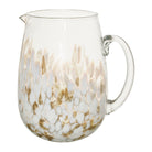 Jug Preline White+Gold 2.3L-18X14Xh20Cm Glass — The Hampton Home Shop