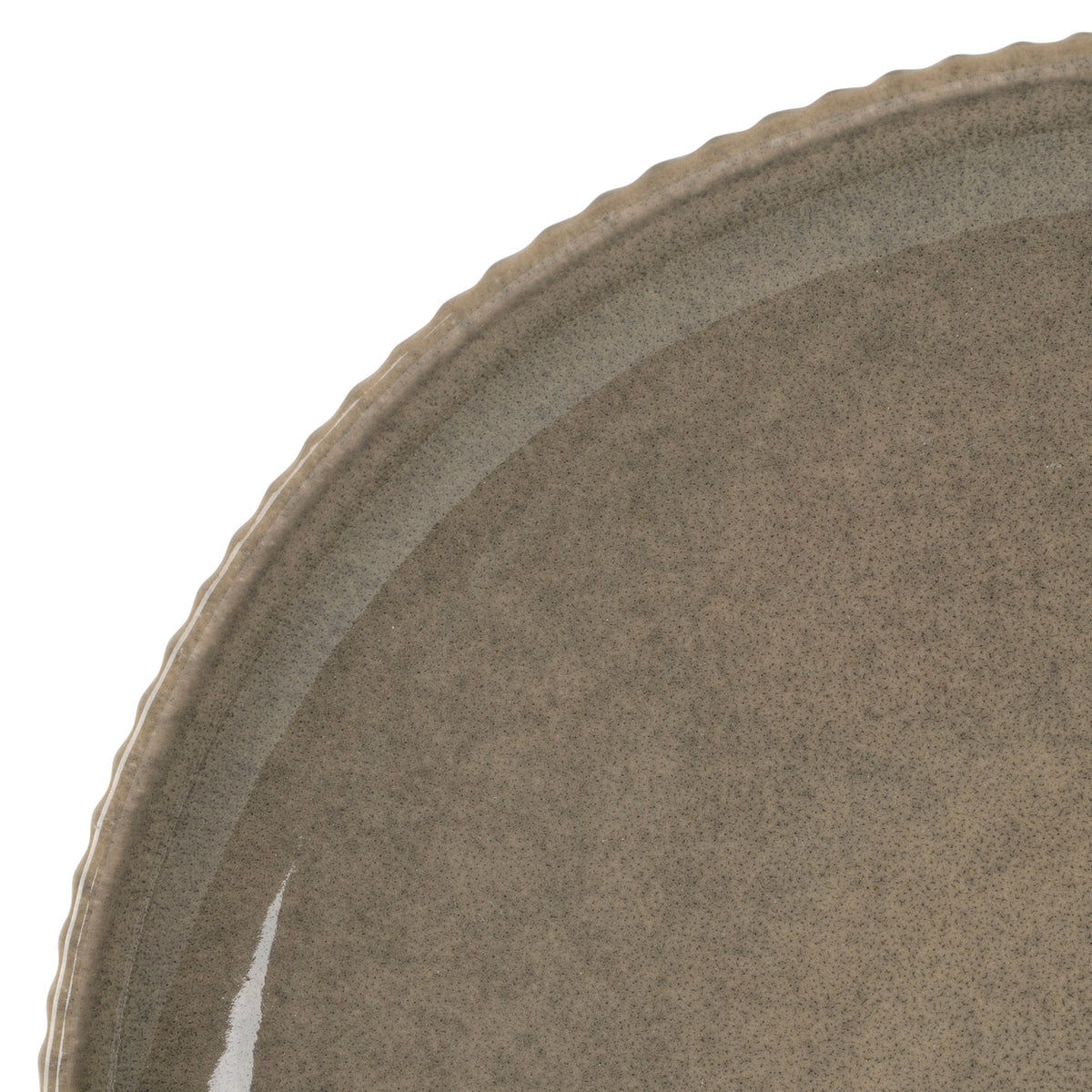 Dinner Plate Carla Grey D26Cm Stoneware — The Hampton Home Shop