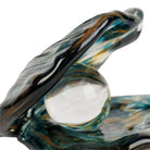 Deco Shell Amarres Turquoise+Beige 11.5X9.5Xh8.5Cm — The Hampton Home Shop