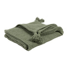 Plaid Beezz Green 170X130Cm Cotton — The Hampton Home Shop