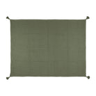 Plaid Beezz Green 170X130Cm Cotton — The Hampton Home Shop