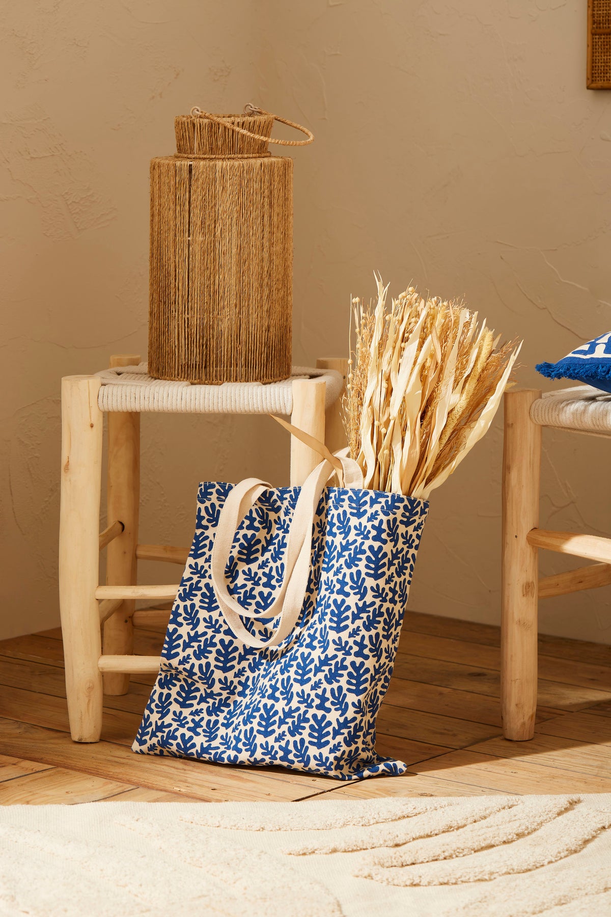 Bouquet Millet-Lin Nat H60 Dried Plants — The Hampton Home Shop
