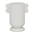 Vase Funny White 21X13.5Xh24Cm Dolomite — The Hampton Home Shop