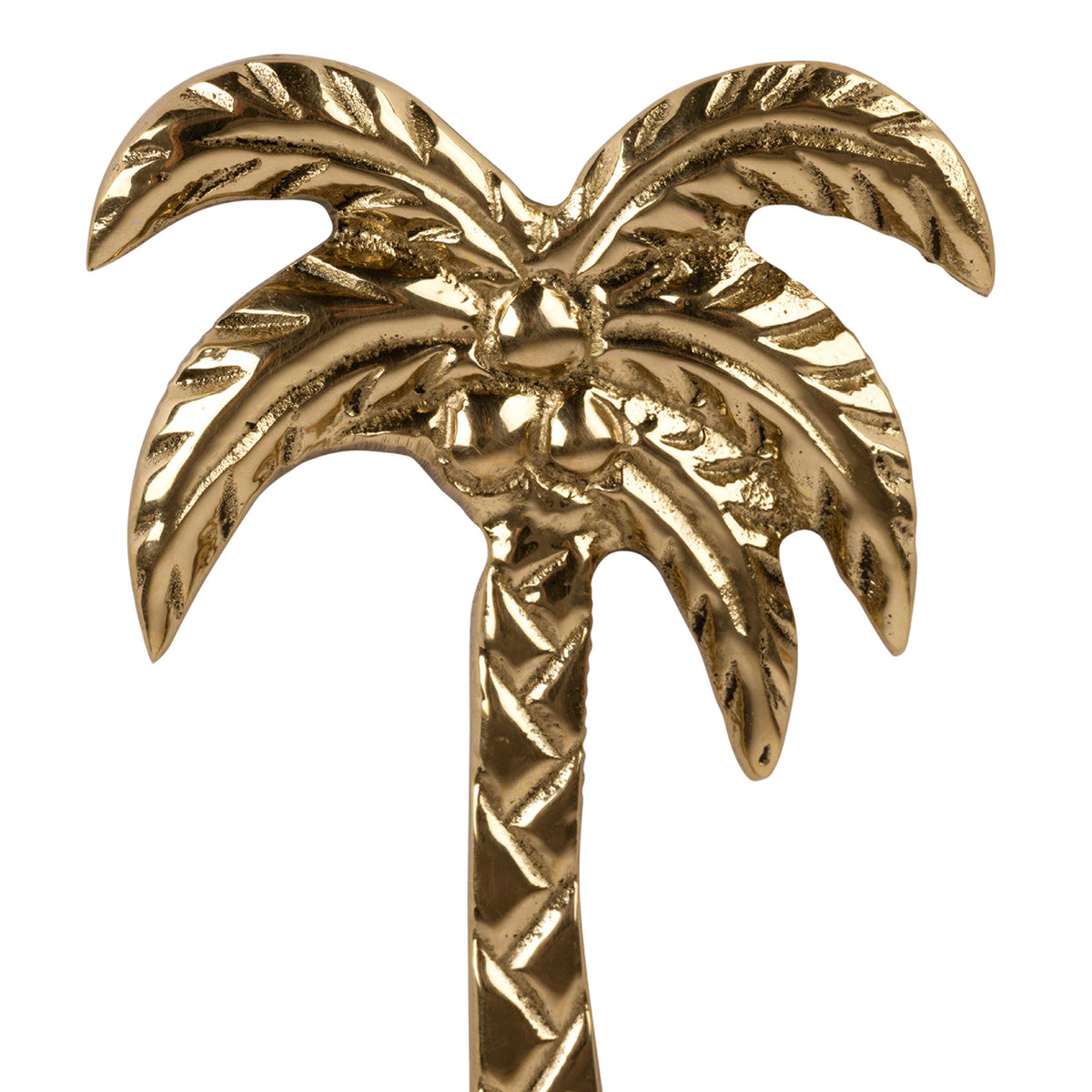 Bottle Opener Palm Tree Box Sunny Gold 5X12 Brass — The Hampton Home Shop
