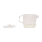 Teapot +Filter Cannele Off-White 90Cl Stoneware — The Hampton Home Shop