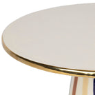 Stemmed Cake Dish Blue Sand Blue+Gold D27 Stonewar — The Hampton Home Shop